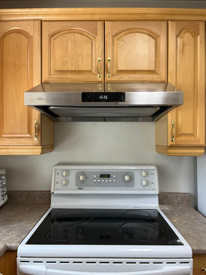 Crown Range Hood STAC-SS| 30"| 800 CFM| Stainless Steel| Under Cabinet| heating and automatic cleaning - YOURISHOP.COM