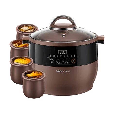 DDZ-B45Z2: Bear Purple Clay Electric Stew Pot,4.5Liter - YOURISHOP.COM