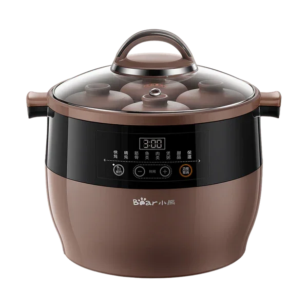 DDZ-B45Z2: Bear Purple Clay Electric Stew Pot,4.5Liter - YOURISHOP.COM