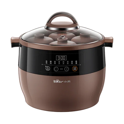 DDZ-B45Z2: Bear Purple Clay Electric Stew Pot,4.5Liter - YOURISHOP.COM