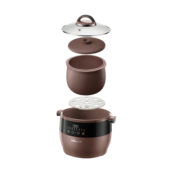 DDZ-B45Z2: Bear Purple Clay Electric Stew Pot,4.5Liter - YOURISHOP.COM