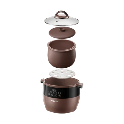 DDZ-B45Z2: Bear Purple Clay Electric Stew Pot,4.5Liter - YOURISHOP.COM