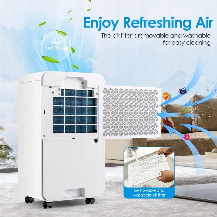 Dehumidifier ES10104US| 32 Pints| 2000 Sq. Ft.| 4 Working Modes| 2 Fan Speeds - YOURISHOP.COM