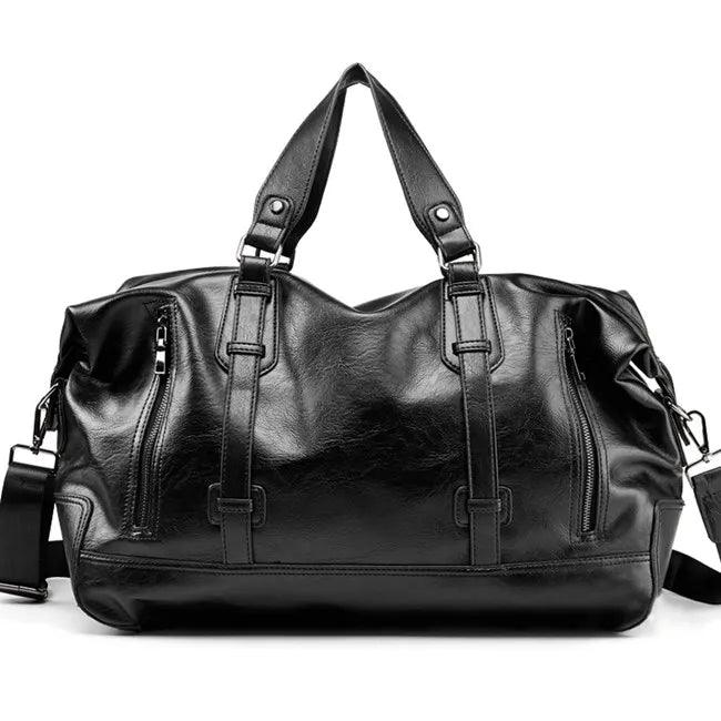 Fashion Men's Travel Bags Luggage Waterproof Suitcase Duffel Bag Big Large Capacity Bags Casual High-Capacity PU Leather Handbag - YOURISHOP.COM