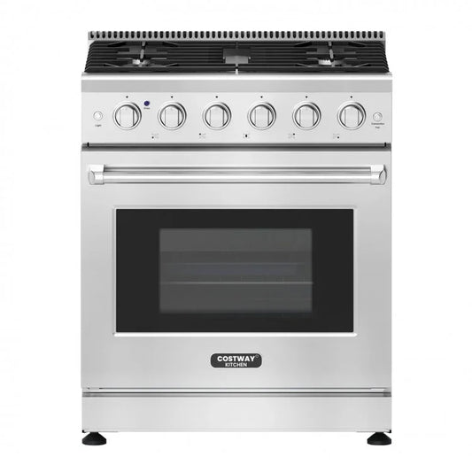 Freestanding Natural Gas Range with 5 Burners Cooktop 56318479, 30", 4.55 cu.ft. - YOURISHOP.COM