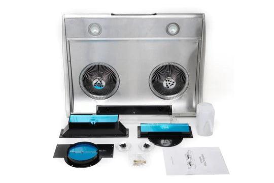 HAUSLANE Range Hood UC-C400 | Ducted Under Cabinet | 30" | Auto Clean | 750 CFM - YOURISHOP.COM