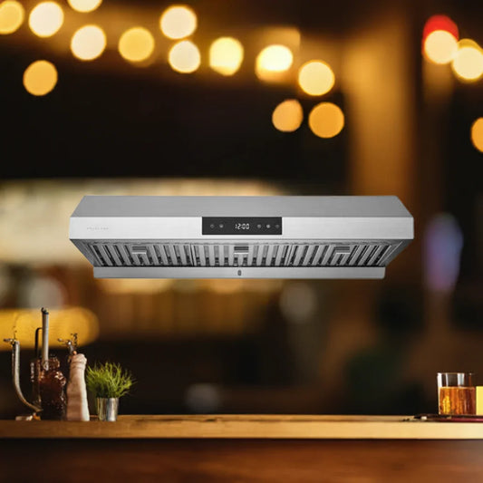 HAUSLANE Range Hood UC-PS18 | Ducted Under Cabinet | 30" or 36" | 860 CFM - YOURISHOP.COM