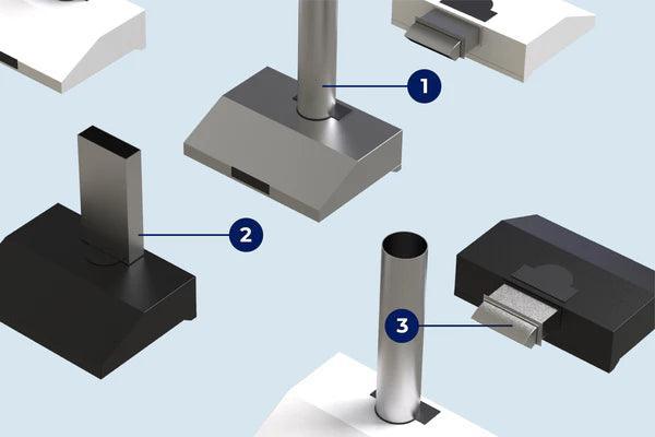 HAUSLANE Range Hood UC-PS18 | Ducted Under Cabinet | 30" or 36" | 860 CFM - YOURISHOP.COM