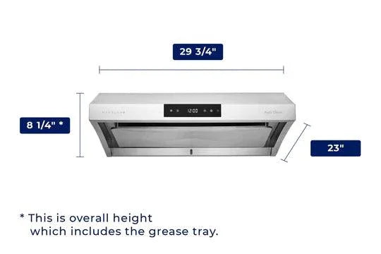 HAUSLANE Range Hood UC-PS38 | Ducted Under Cabinet| 30"|950 CFM - YOURISHOP.COM