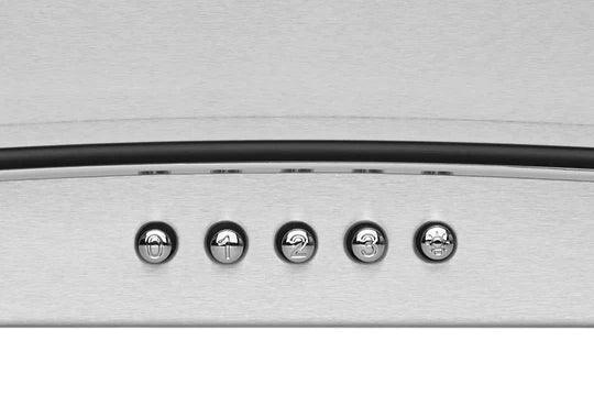 Hauslane WM-600, Wall Mount Range Hood, 750 CFM, 30" or 36", Stainless Steel - YOURISHOP.COM