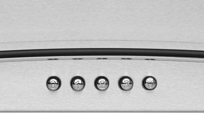 Hauslane WM-600, Wall Mount Range Hood, 750 CFM, 30" or 36", Stainless Steel - YOURISHOP.COM