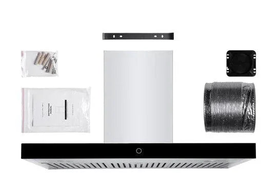 Hauslane WM-739: Convertible Wall Mount Range Hood, 900 CFM, 30" / 36" - YOURISHOP.COM