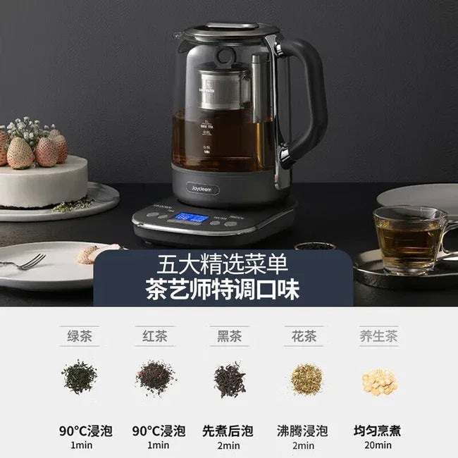 Joydeem Automatic Tea Maker JD-ZC6088G, Teapot Smart Lift Time and Temperature Control, Space Gray - YOURISHOP.COM