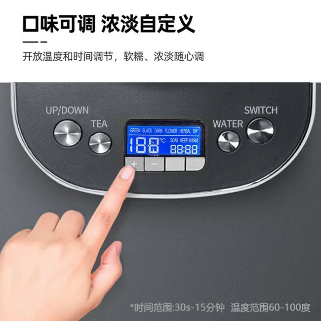 Joydeem Automatic Tea Maker JD-ZC6088G, Teapot Smart Lift Time and Temperature Control, Space Gray - YOURISHOP.COM