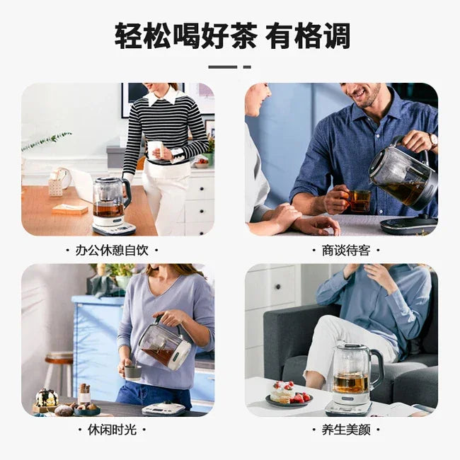Joydeem Automatic Tea Maker JD-ZC6088G, Teapot Smart Lift Time and Temperature Control, Space Gray - YOURISHOP.COM