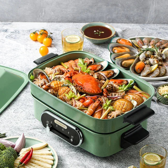 Joydeem Cooker JD-HG9088G | 3-in-1 Multi-Function: Grill, Boil & Steam with Ease! - YOURISHOP.COM