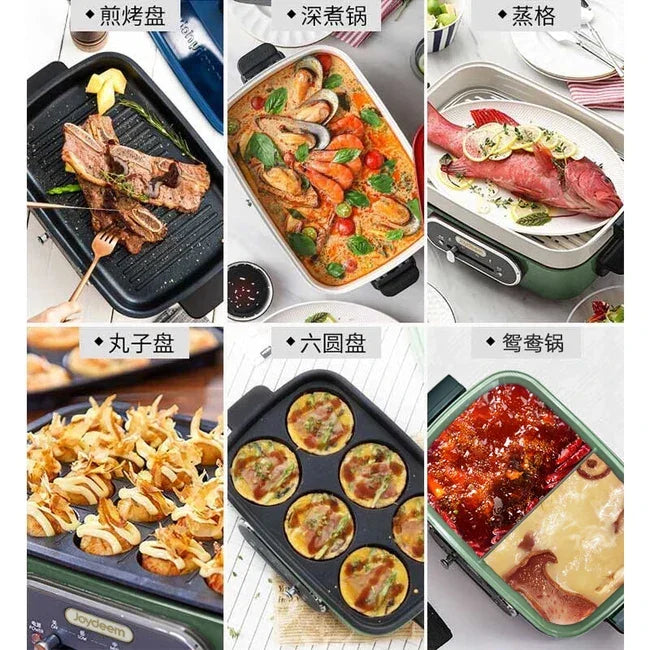 Joydeem Cooker JD-HG9088G | 3-in-1 Multi-Function: Grill, Boil & Steam with Ease! - YOURISHOP.COM