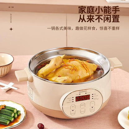 Joydeem Electric Steamer JD-DZG15B | double-layer stainless steel | Multi-purpose Pot | 29CM - YOURISHOP.COM
