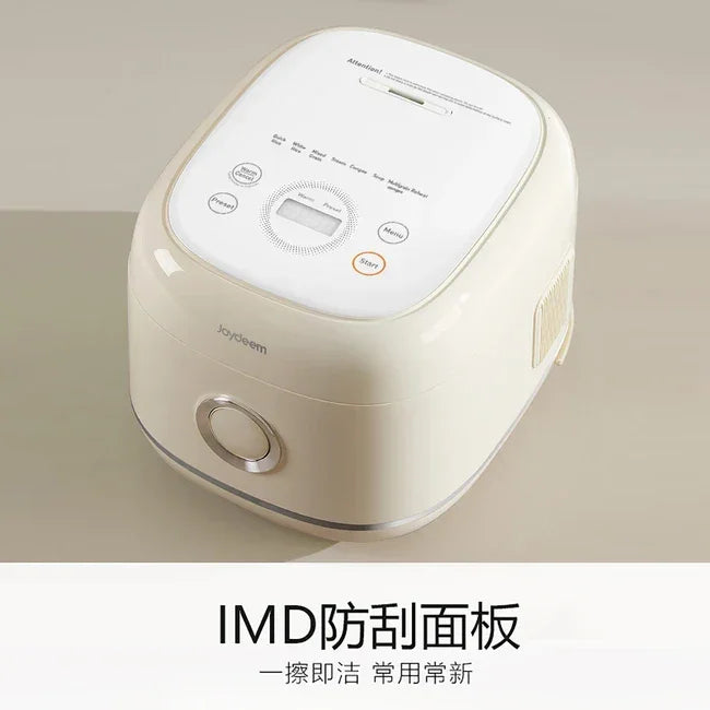 Joydeem rice cooker DFB-D300, 0 coating stainless steel liner, cream white, 3L - YOURISHOP.COM