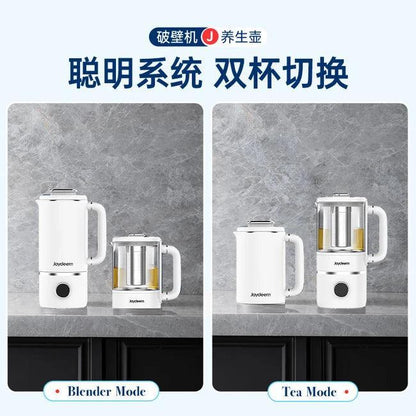 Joydeem Soybean Milk Maker JD-PB8200, Fully Automatic Cleaning, No Filtering, Bass Noise Reduction Multi-function Menu, White - YOURISHOP.COM