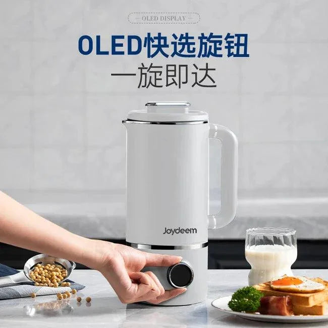 Joydeem Soybean Milk Maker JD-PB8200, Fully Automatic Cleaning, No Filtering, Bass Noise Reduction Multi-function Menu, White - YOURISHOP.COM