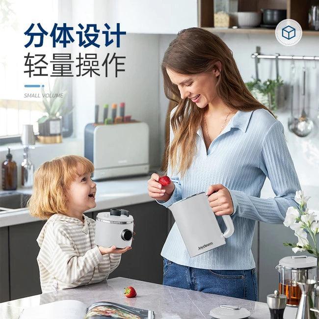 Joydeem Soybean Milk Maker JD-PB8200, Fully Automatic Cleaning, No Filtering, Bass Noise Reduction Multi-function Menu, White - YOURISHOP.COM