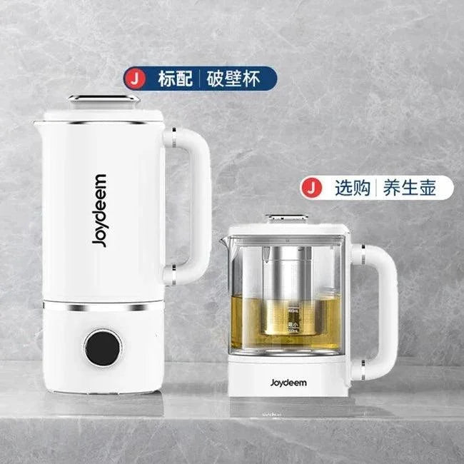 Joydeem Soybean Milk Maker JD-PB8200, Fully Automatic Cleaning, No Filtering, Bass Noise Reduction Multi-function Menu, White - YOURISHOP.COM