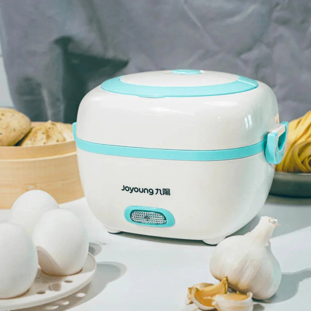 Joyoung electric steamer JYF-10YM01, mini rice cooker with steamed egg rack, 750 ml - YOURISHOP.COM