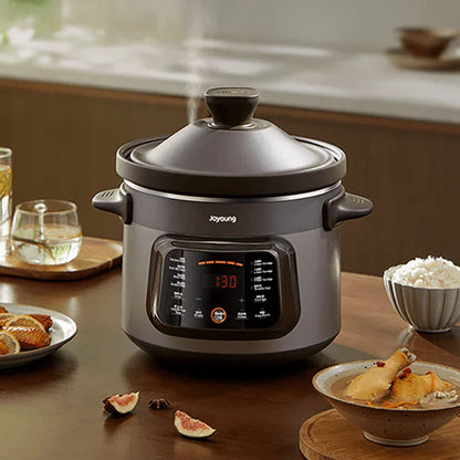 Joyoung Slow Cooker DG50K-GD505-U | Zisha Clay Pot | 5L for 3～5 Family - YOURISHOP.COM