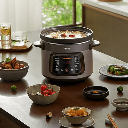 Joyoung Slow Cooker DG50K-GD505-U | Zisha Clay Pot | 5L for 3～5 Family - YOURISHOP.COM