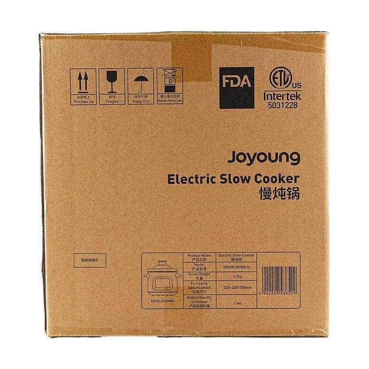 Joyoung Slow Cooker DG50K-GD505-U | Zisha Clay Pot | 5L for 3～5 Family - YOURISHOP.COM