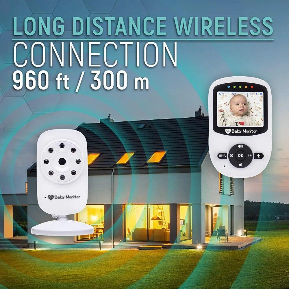 Lullaby 2.4 Inch Wireless LCD Video Dual Cameras Baby Monitor Portable Baby Camera Monitor Bebe Baby Phone Video & Audio Color - YOURISHOP.COM