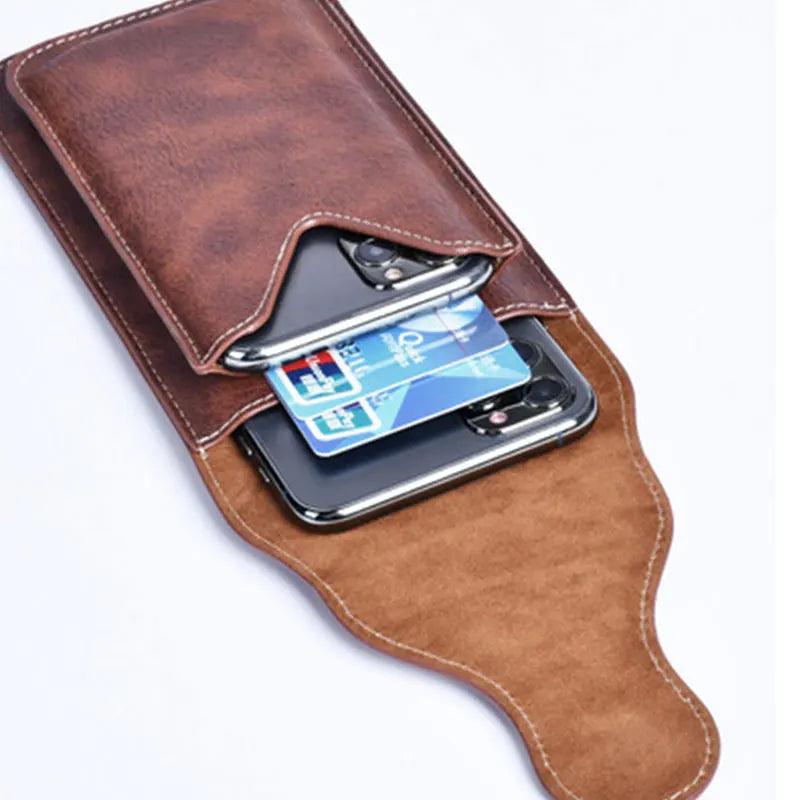 Magnet Belt Clip Holster Case for Phone Mobile Phone Bag 2 Pouchs for Samsung Note 10Plus 9 8 for IPhone 11 Pro Max XS - YOURISHOP.COM