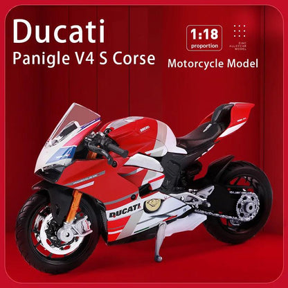 Maisto 1:18 Ducati Panigle V4 S Diavel Kawasaki Ninja H2 R Motorcycle Model Toys Collectible Hobbies - YOURISHOP.COM