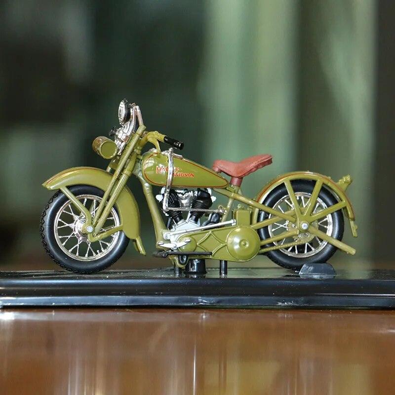 Maisto 1:18 HARLEY DAVIDSON 1928 JDH Twin Cam Diecast Motorcycle Model Workable Toy Gifts Collection - YOURISHOP.COM