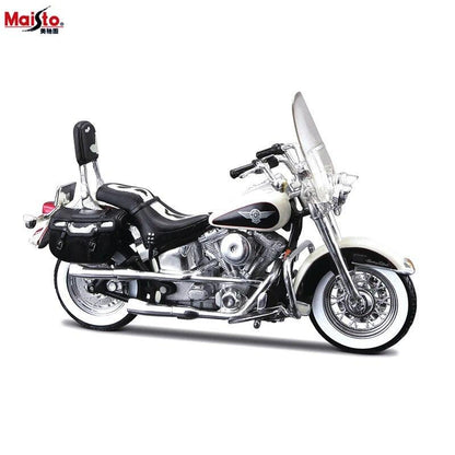 Maisto 1:18 HARLEY-DAVIDSON 1993 FLSTN Heritage Softail Alloy Diecast Motorcycle Model Workable Toy Gifts Toy Collection - YOURISHOP.COM
