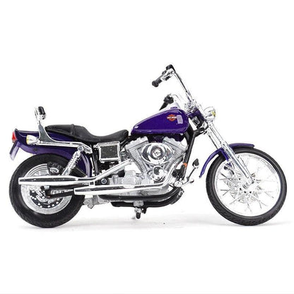 Maisto 1:18 Harley-Davidson 2001 FXDWG Dyna Wide Glide Die Cast Vehicles Collectible Hobbies Motorcycle Model Toys - YOURISHOP.COM