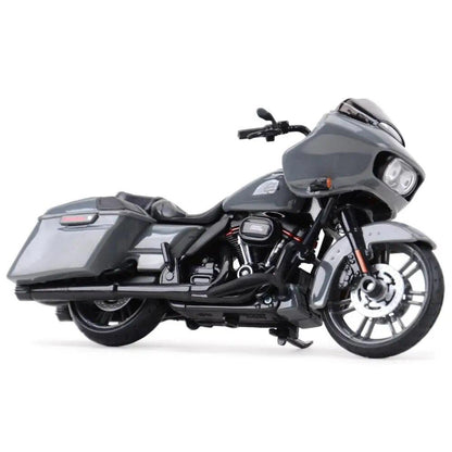 Maisto 1:18 Harley-Davidson 2018 CVO Road Glide Gery White Die Cast Vehicles Collectible Hobbies Motorcycle Model Toys - YOURISHOP.COM