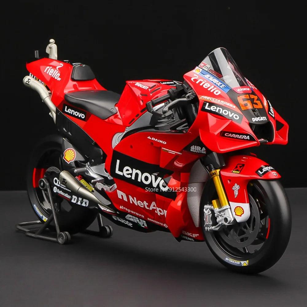 Maisto 1/6 Ducati Lenovo Fleet 2022 Toy Motorcycle Model Racing Alloy Diecast Large Scale Simulation Model Motorcycle Boys Gifts - YOURISHOP.COM