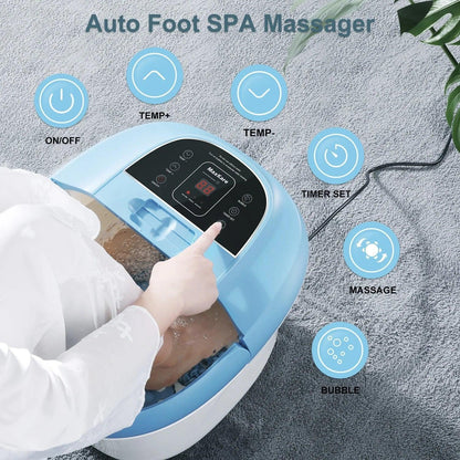 Maxkare Foot Spa 13482759 | Bath Massager| Heat Vibration | Tempreture and Time Setting - YOURISHOP.COM