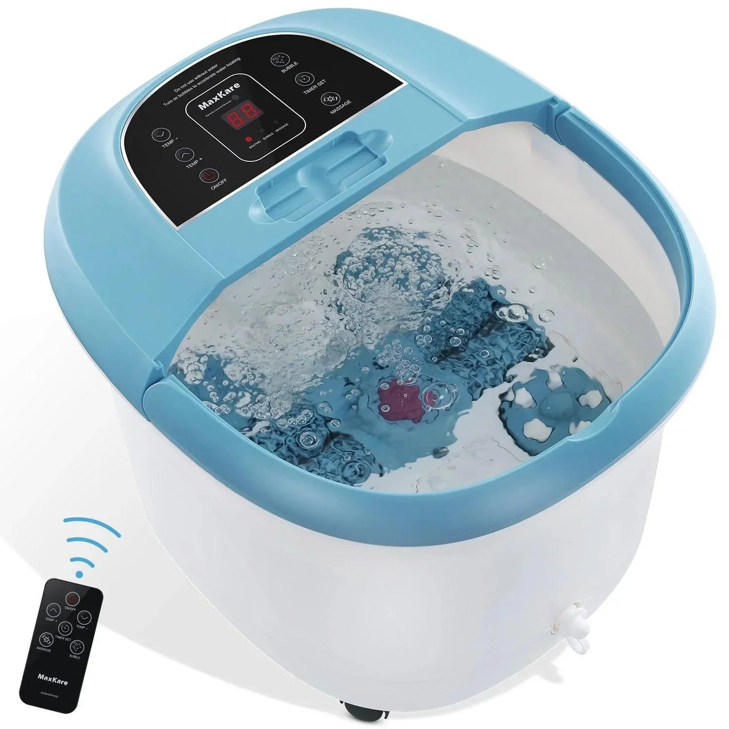 Maxkare Foot Spa 13482759 | Bath Massager| Heat Vibration | Tempreture and Time Setting - YOURISHOP.COM