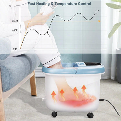 Maxkare Foot Spa 13482759 | Bath Massager| Heat Vibration | Tempreture and Time Setting - YOURISHOP.COM