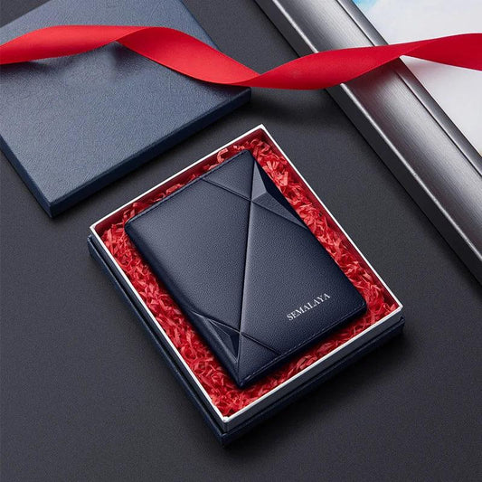 Mens Wallet Genuine Leather Card Holder Purse Real Cowhide Fashion Design Wallet Men 2021 With Gift Box WILLIAMPOLO - YOURISHOP.COM