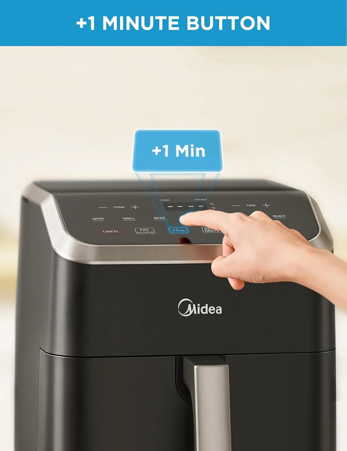Midea Air Fryer MAD50109APK | 5.5QT | Heatexpress Rapid Air Technology | Yourishop.com - YOURISHOP.COM