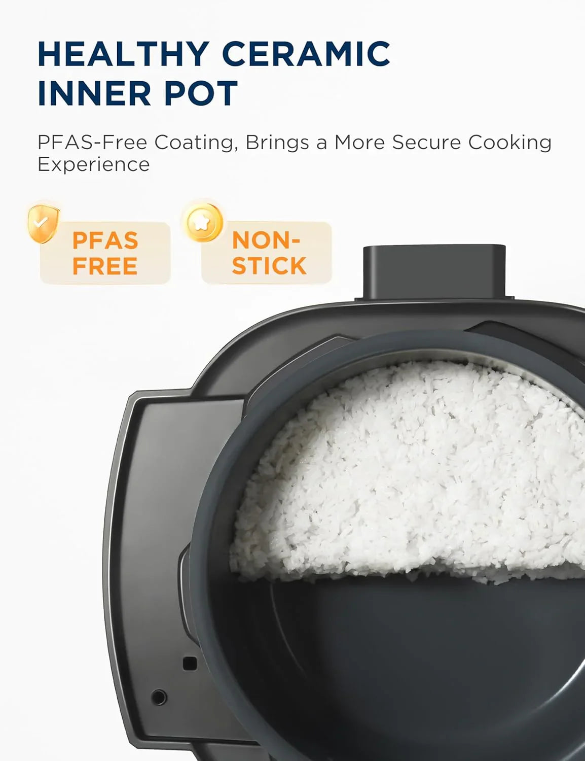 Midea Pressure Cooker MPC6018AASS | 6.5 Quart | 12 Presets | Yourishop.com - YOURISHOP.COM