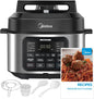 Midea Pressure Cooker MPC6018AASS | 6.5 Quart | 12 Presets | Yourishop.com - YOURISHOP.COM