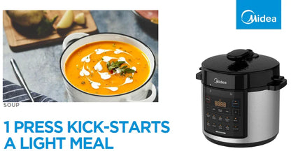 Midea Pressure Cooker MY-CS627 | Multiple Functions | 6 L | Yourishop.com - YOURISHOP.COM