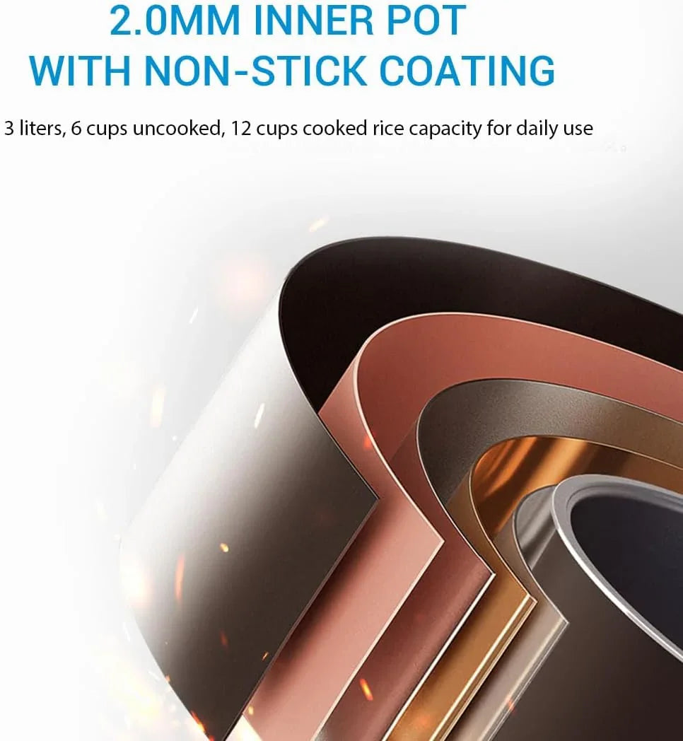 Midea Rice Cooker MRI301B0ADKL | Induction Heating | Fuzzy Logic | 3L Non-Stick Inner Pot - YOURISHOP.COM