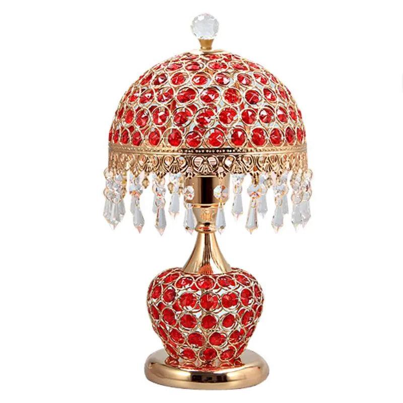 Modern crystal led table lamp led lamps High-power led lighting bedroom E27 bulb desk lamps reading and wedding best gifts Z3 - YOURISHOP.COM