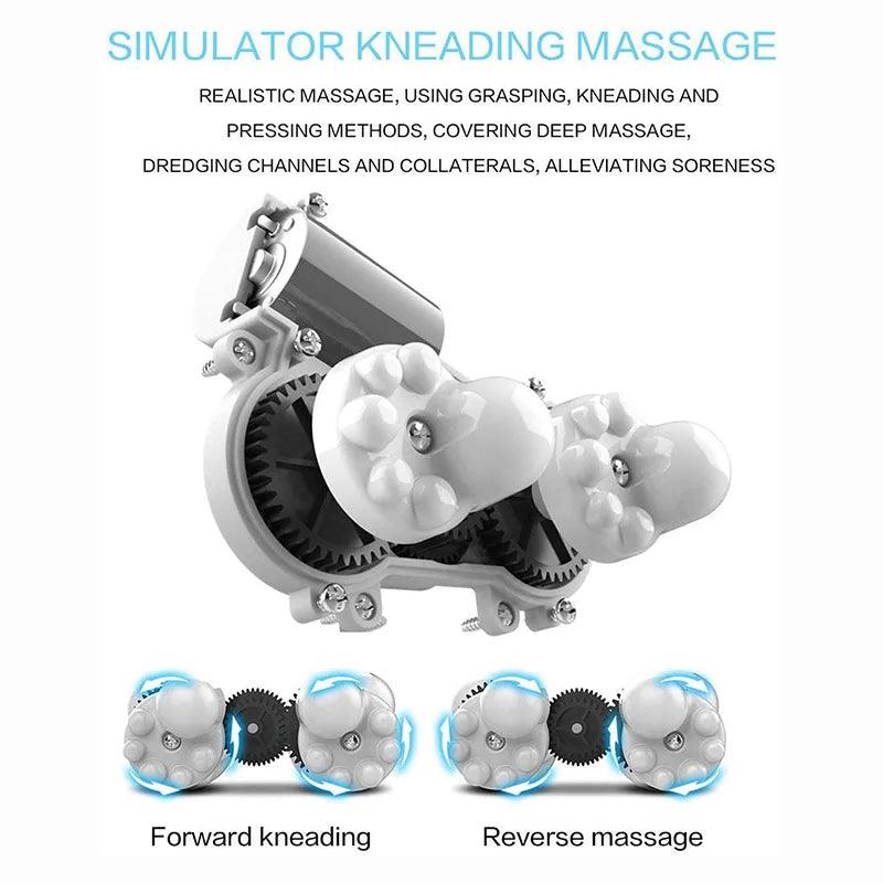 Multifunctional U-shaped Pillow Massage Pillow Electric Neck Massager Portable Shoulder Cervical Massager Travel Home Car Relax - YOURISHOP.COM